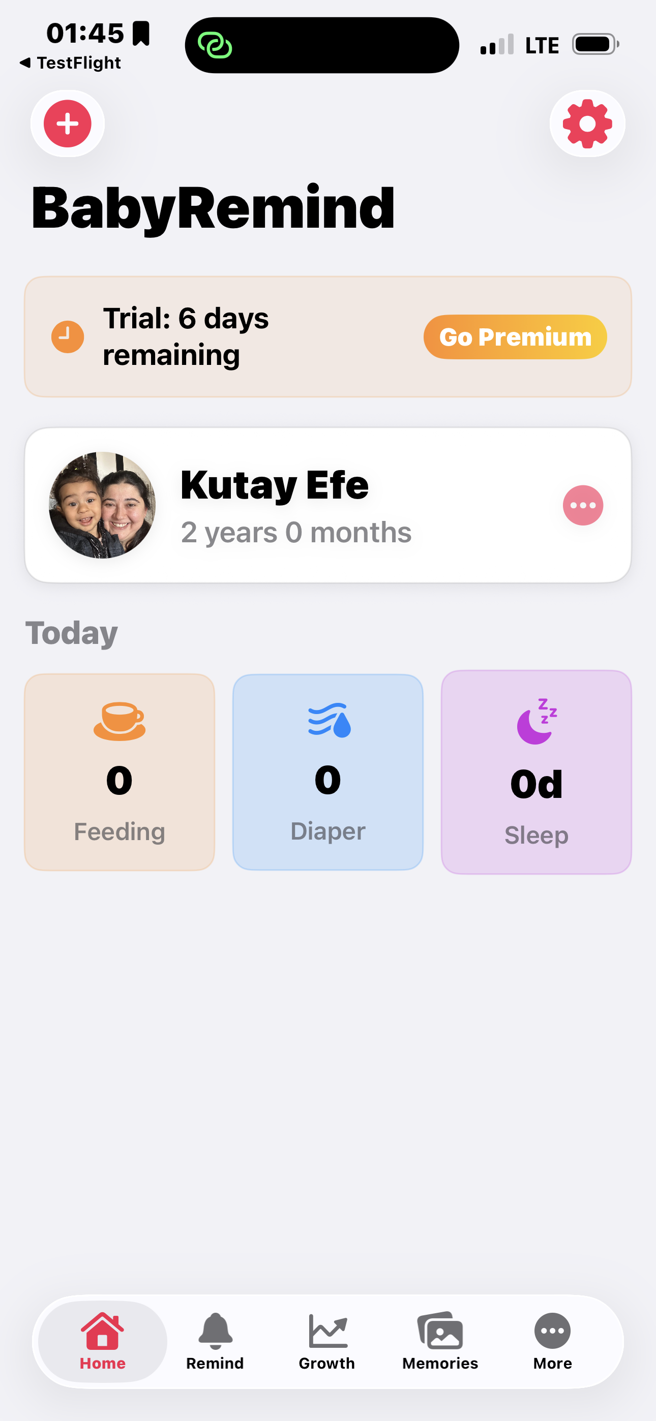 BabyRemind App